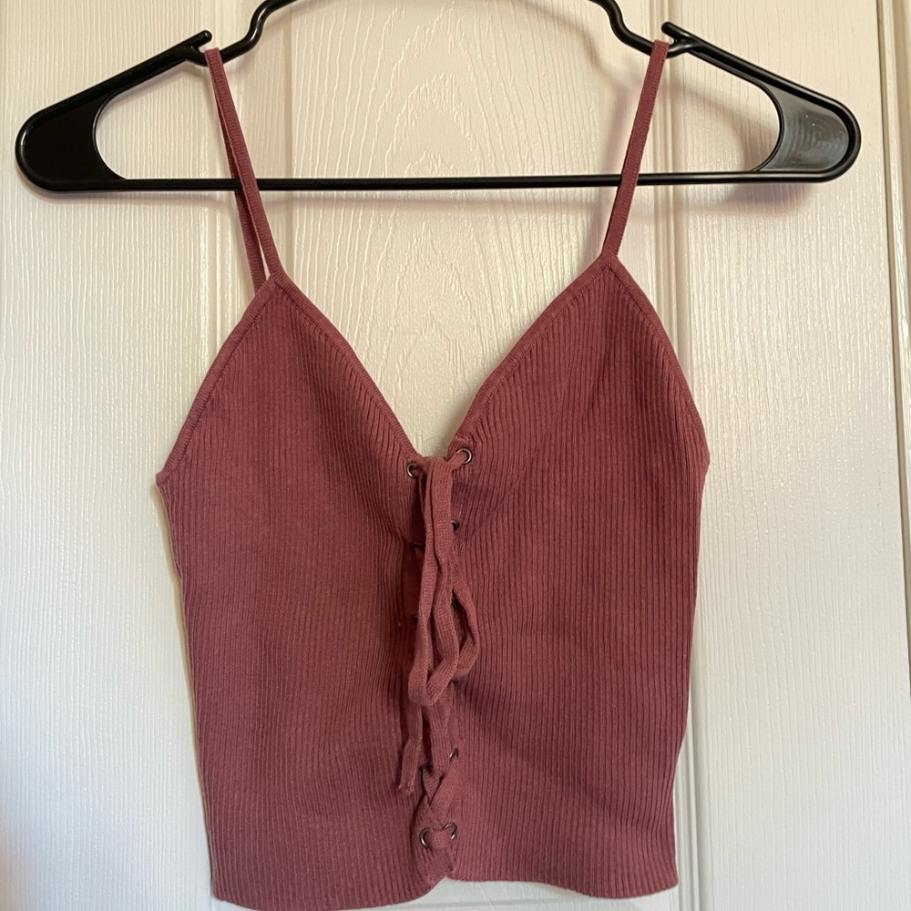 L.A. Hearts Ribbed Crop Top